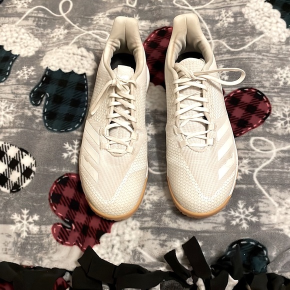 Adidas volleyball shoes. Worn slightly, size 10. - Picture 2 of 3